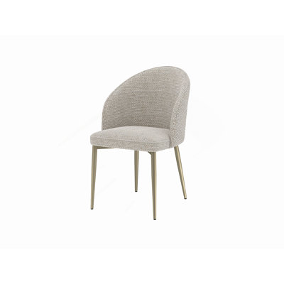 Ensemble de chaises d'appoint confortables en tissu pour des espaces de vie élégants