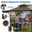 Abri à auvent durable pour patio extérieur-125905709