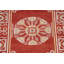 Tapis rouge en laine Gabbeh 5 x 8