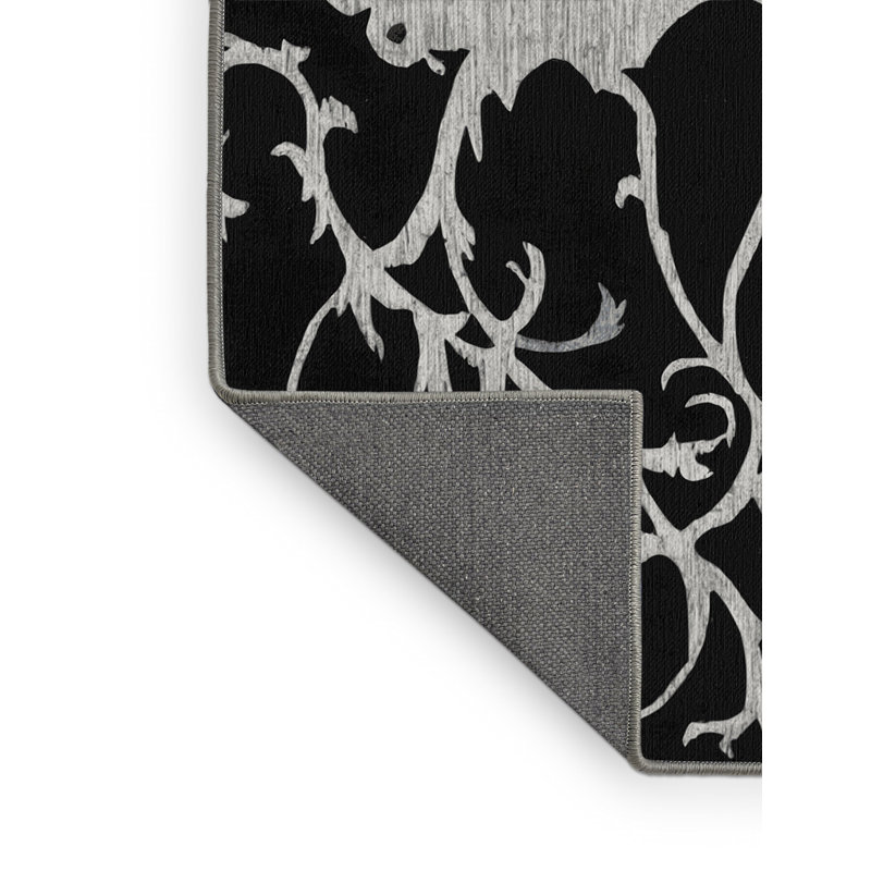 Shadowed Rose Rug, Square 8'