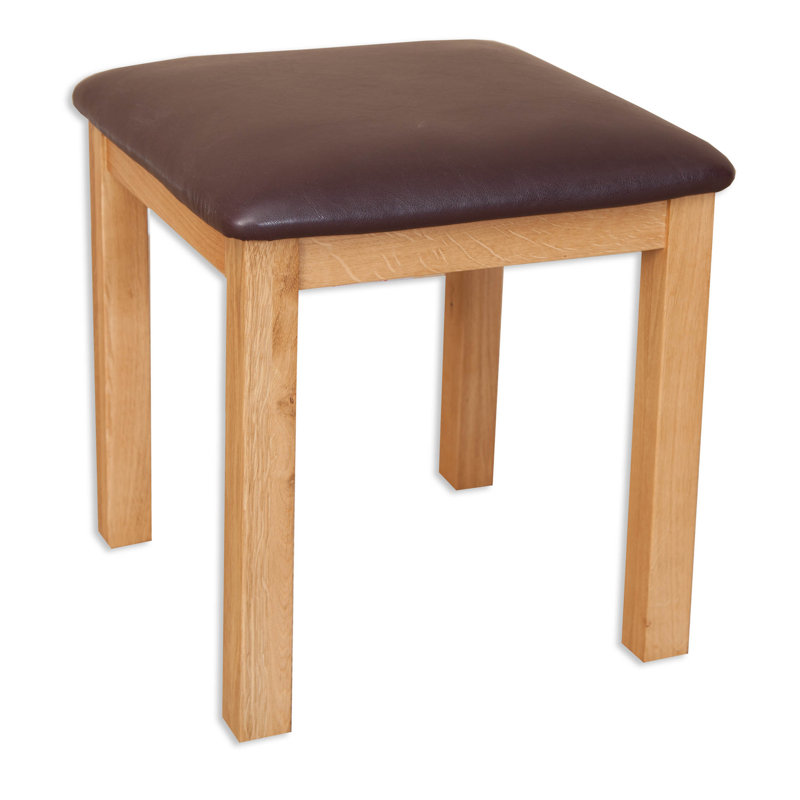 Serena Solid Wood Accent Stool