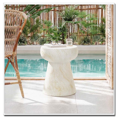 Table d'extérieur en béton pour l'extérieur