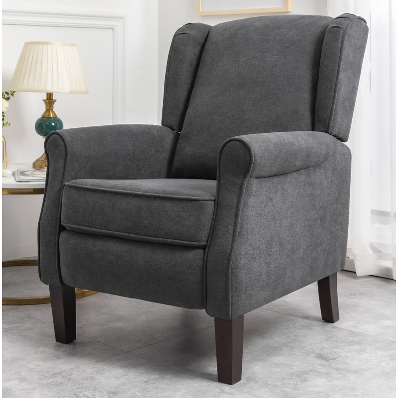 70cm Wide Manual Wing Chair Recliner Recliner