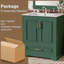 Meuble-lavabo avec lavabo en céramique 30 po, 1 tiroir et 2 portes-919614809