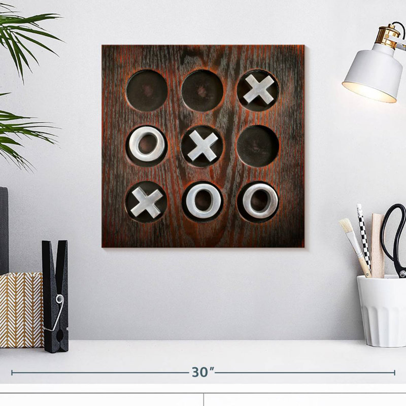 Tic Tac Toe Senne, H 16 po x l 16 po