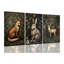 3 Piece Wrapped Canvas Print-524917563