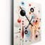 Dearron - Horloge murale surdimensionnée à formes abstraites-480546400