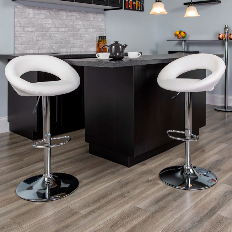 Paul faux Leather Stool