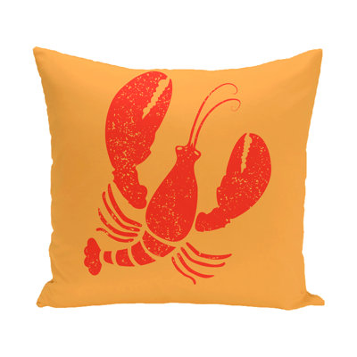 Housse de coussin pour l’extérieur carrée Lobster