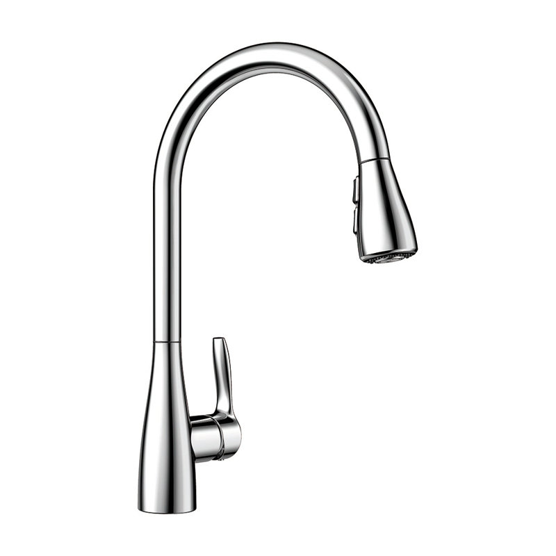 Atura Pull-Down Dual-Spray Kitchen Faucet, Polished Chrome, 1.5 GPM