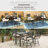 Alyne Metal Outdoor Stool with Cushion
