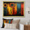 Khoary African Tribal Rhythms VII - Art mural tribal africain pour le salon