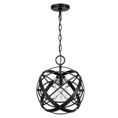 Luminaire suspendu sphère d'extérieur 1 lumière Tangled