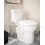 Siège de bidet non électronique 2-Series pour toilettes rondes en blanc