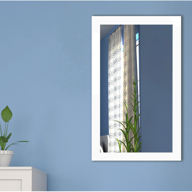 Gollu Engineered Wood Mirror, White , 66" x 31"