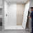 Titan Aluminum Composite 48" W x 36" D x 96" H 3-Piece Trimmable Shower Wall Panel Kit, Summit Gold Ultra Honed