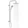 All Metal High Pressure Rainfall Shower Head System, Handheld Shower Combo with Slide Bar