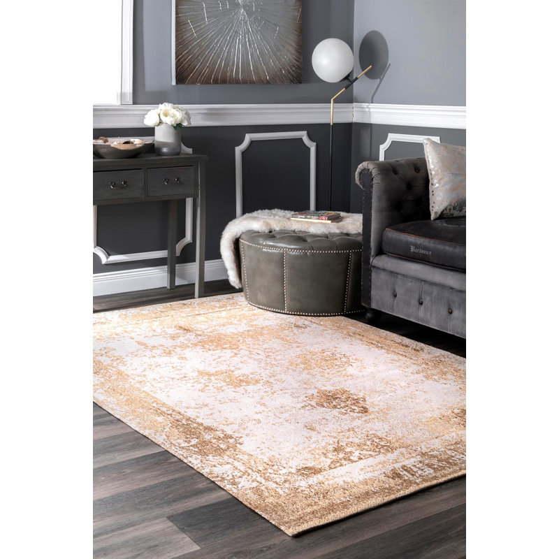 Chartres Oriental Cotton Hand Woven Area Rug, Rectangle 152 x 244cm