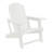 Outdoor Poly Adirondack Chair With Ottoman-118433010