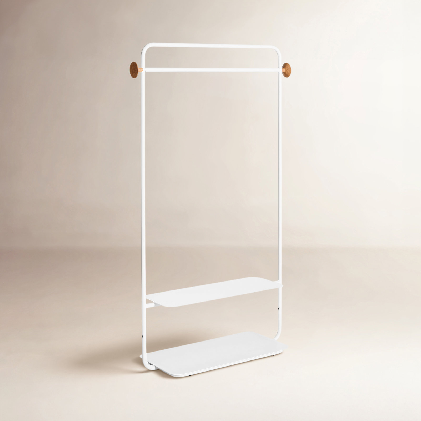 Garden Party 40'' Metal Clothing Rack, White