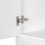 Armoire de rangement pour salle de bain avec 2 paniers à linge intégrés-510642435