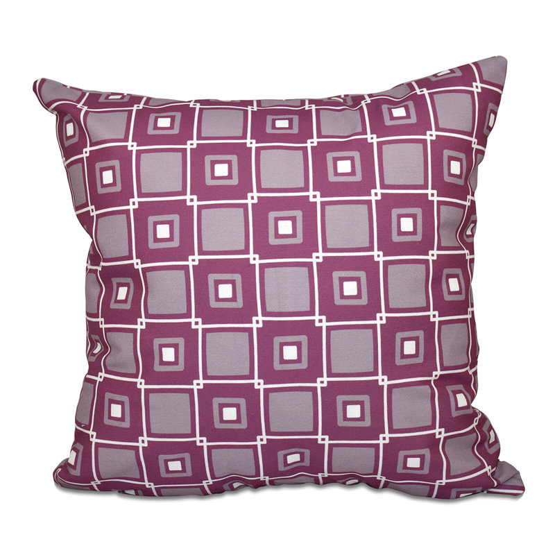 Housse et insert de coussin de plage, H 20 po x l 20 po, Violet