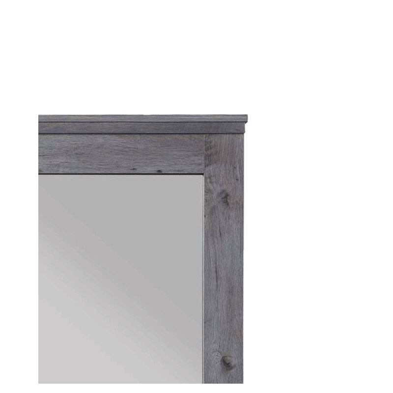 Miroir rustique à finition chêne gris