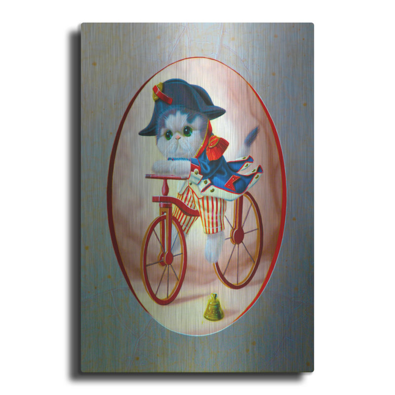 «National Guard At Cycle N2» par Valery Vecu Quitard, H 16 po x l 12 po