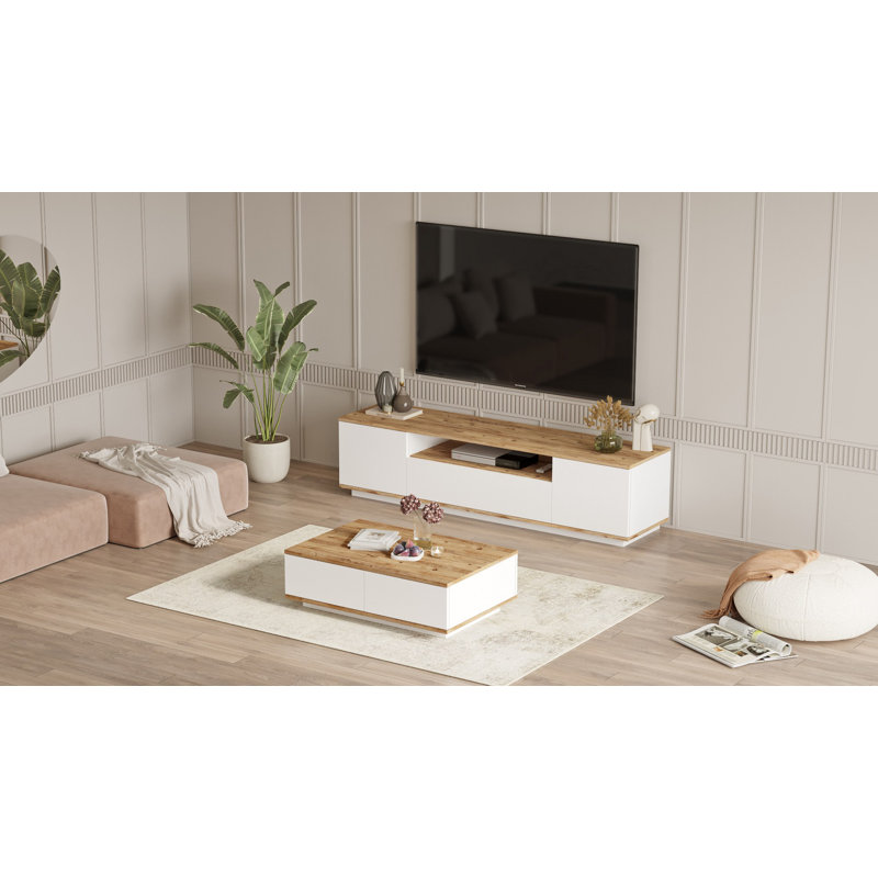 Ensemble de meubles de salon, Blanc