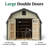 Colonial Greenfield Barn Outdoor Wood Storage Shed-294814155-294814205