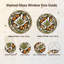 Panneau de vitrail floral papillon H 12 po-1461669976