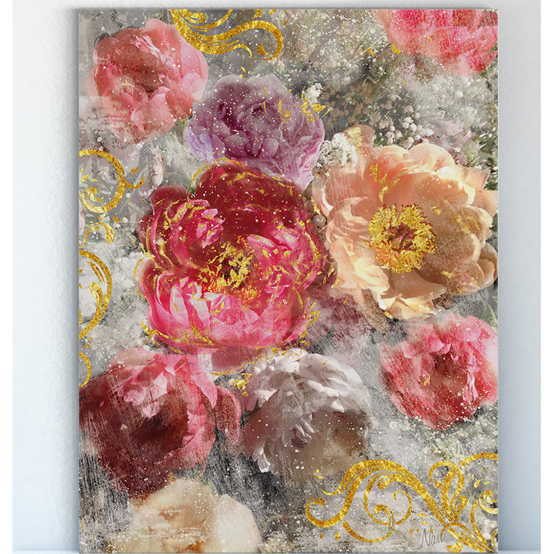 « ii », reproduction d’art sur toile tendue Roses Everlasting, H 16 po x l 20 po x P 1,5 po