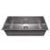 DuraSnow® ZLINE 36" Meribel Undermount Single Bowl Fingerprint Resistant Stainless Steel Kitchen Sink with Bottom Grid