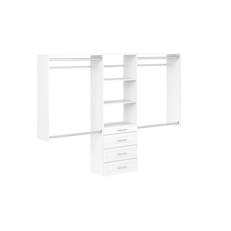 Système de placard Hal l 60 po - l 96 po, Blanc