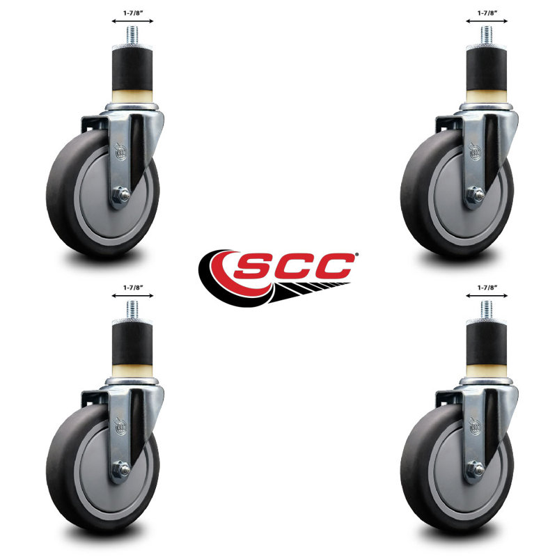 Ensemble de roulettes extensibles en caoutchouc Thermoplastic