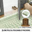 Tapis à bordure géométrique lavable à la machine-133491810-133491816