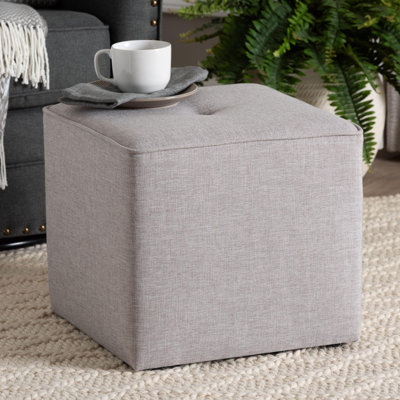 Charea Modern & Contemporary Cube Ottoman by Wade Logan