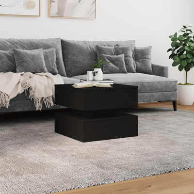 Metro Lane Coffee Table With LED Lights 50X50x40 Cm