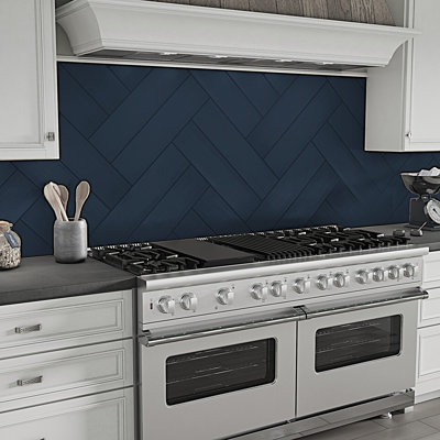 Refinery Semi-Polished 6'' W x 24'' L Porcelain Singular Tile