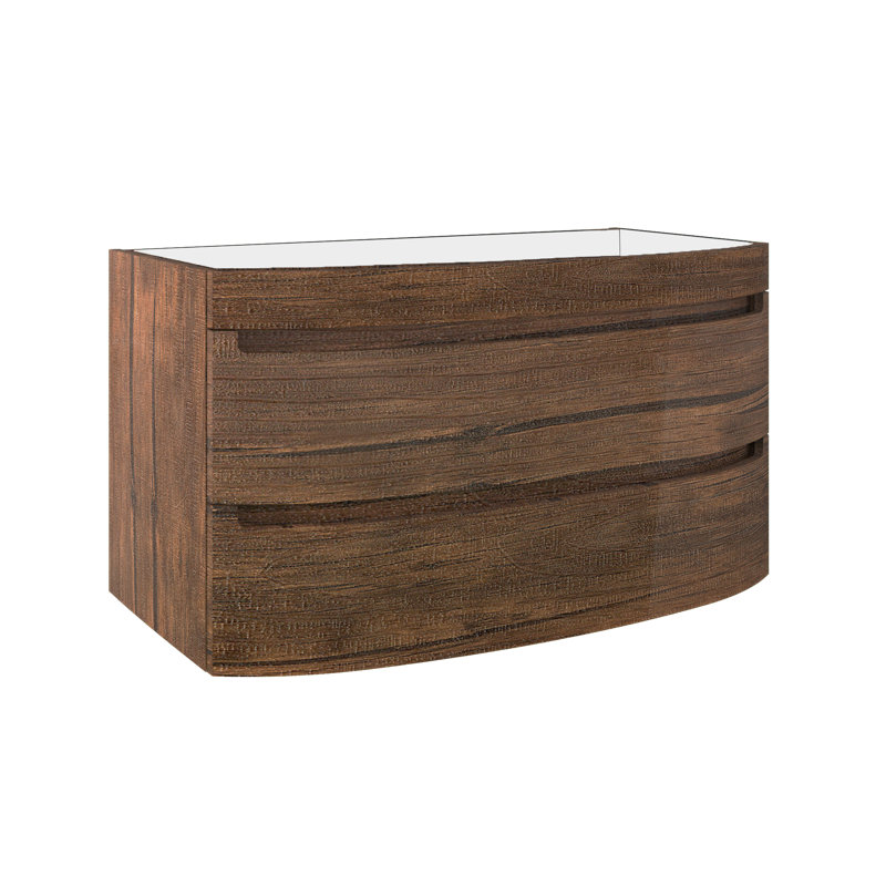 Mcdade 90cm Single Bathroom Vanity Base Only, Old Wood