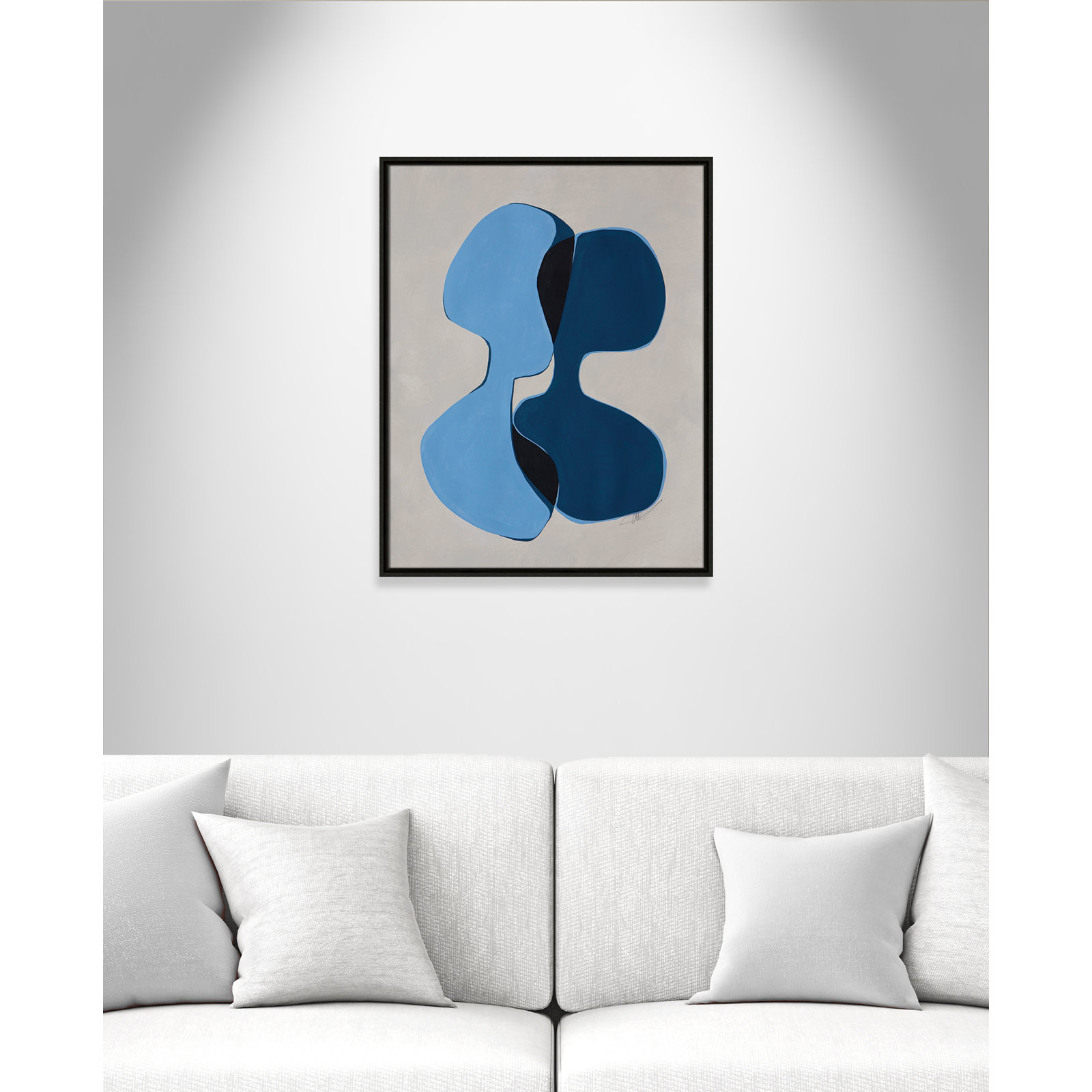 In Unity Collection "In Unity I" Print, Espresso Framed, 29.5" H x 23.5" W x 2" D
