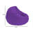 Premium Purple Garden Bean Bag Chair, 39.4 in Diameter x 39.4 in Height | 100% Waterproof Polyester, 100% Original Bead Styrofoam, Hidden Double Zipper | Perfect for Modern Outdoor Entertainment & Relaxation-647527542