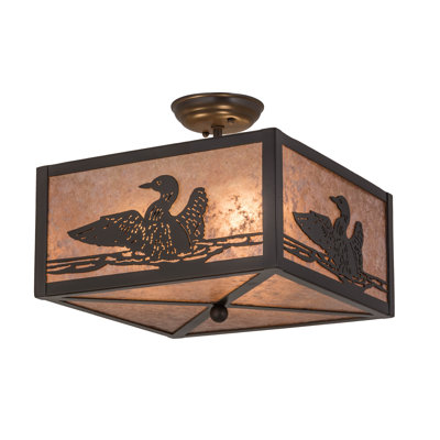 Loon 3 - Light Semi Flush Mount