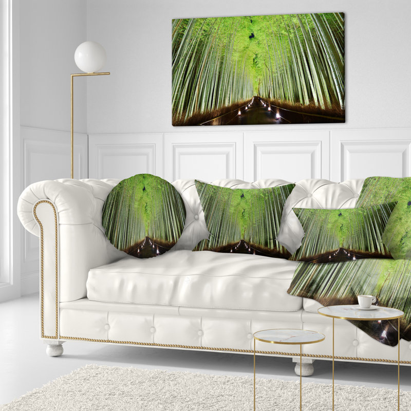 Coussin lombaire paysage