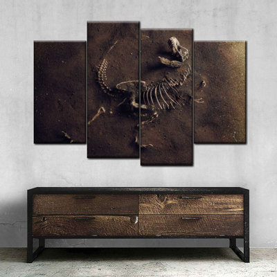 " Dinosaur Skeleton " 4 - Pieces