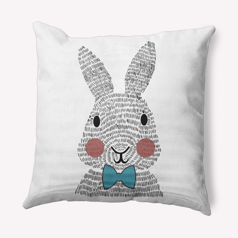 Housse et insert pour coussin décoratif carré, Bleu explorateur, 18 po x 18 po