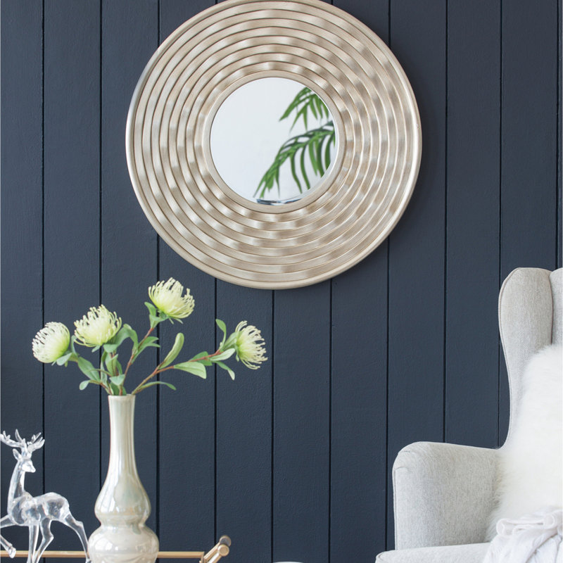 Miroir rond mural pour salle de bain