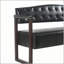 Ensemble 2 pièces de banc d'attente de salon 57,83 pouces Mid Century Modern-515633665