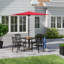 Parasol carré en polyester 78 po Marla-1005996224-1005996227