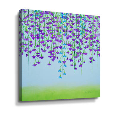 Hanging Vines by Herb Dickinson Gallery Wrapped Canvas - 24x24